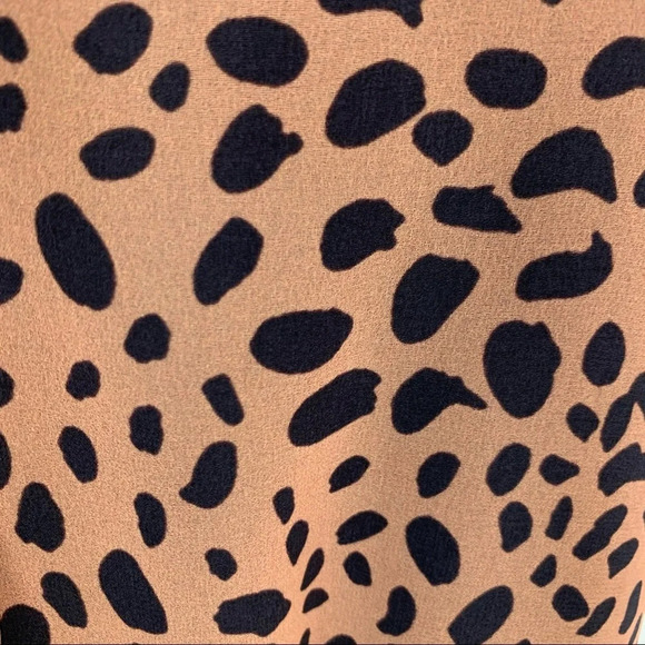 FAME AND PARTNERS Animal Print Midi Dress Size 2 NWT - Picture 2 of 14